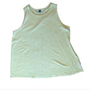 Old‎ Navy Yellow Ribbed Tank Women's Large